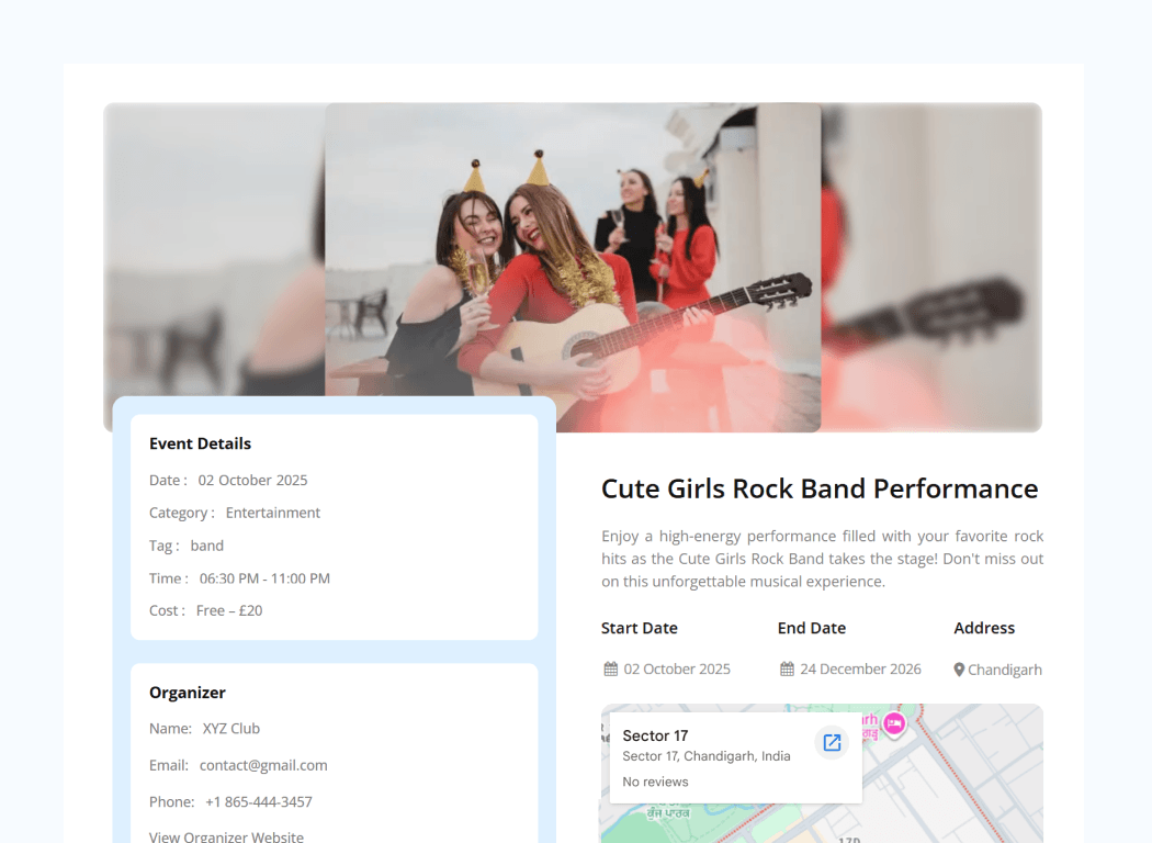 Events-categories-based
