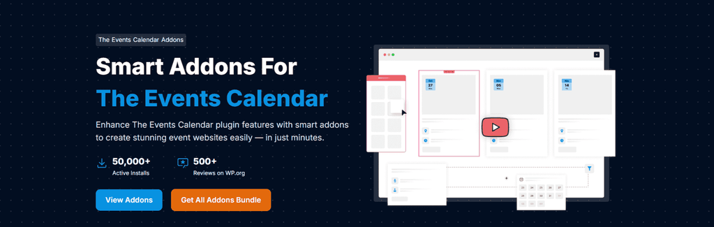 events calendar addons