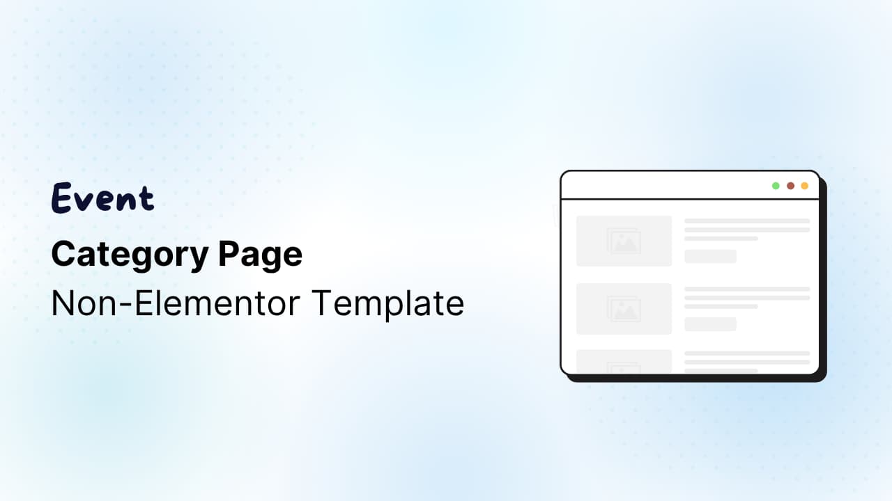 Html Page Cate How to Design Category Page Template (Without Elementor)?