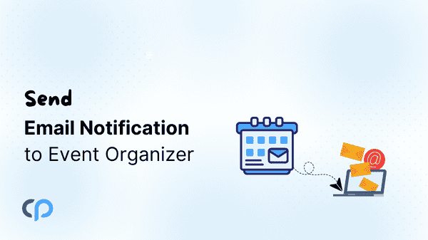 email notification to organizer
