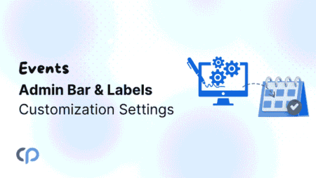 admin bar and labels customization