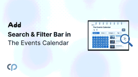 add search and filter bar