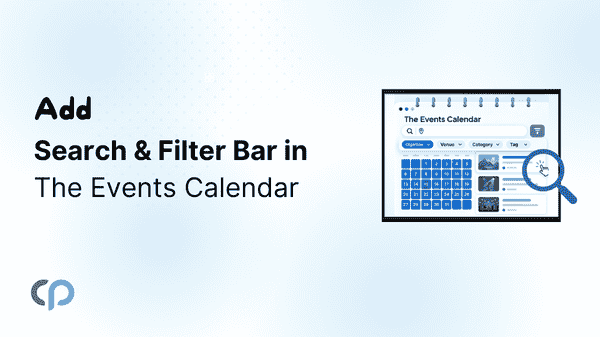 add search and filter bar