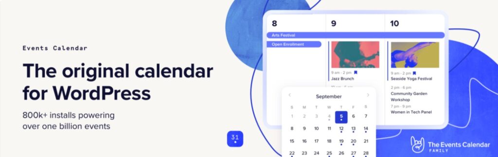 the events calendar